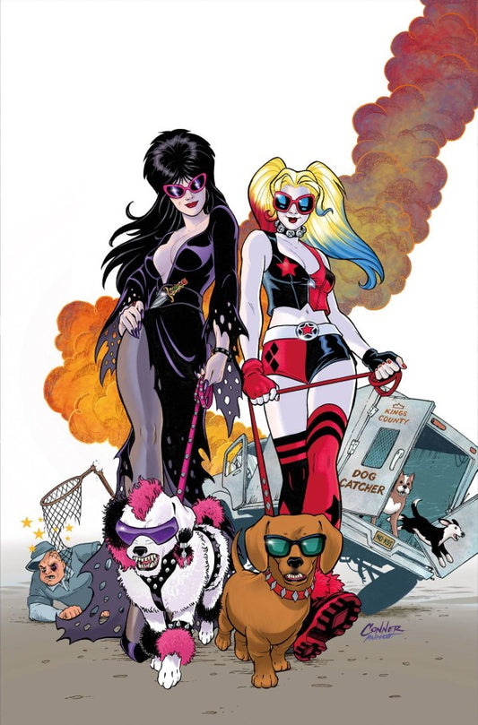 Harley Quinn X Elvira #2 Cover L Amanda Connor Virgin Variant - PRE-ORDER TBA