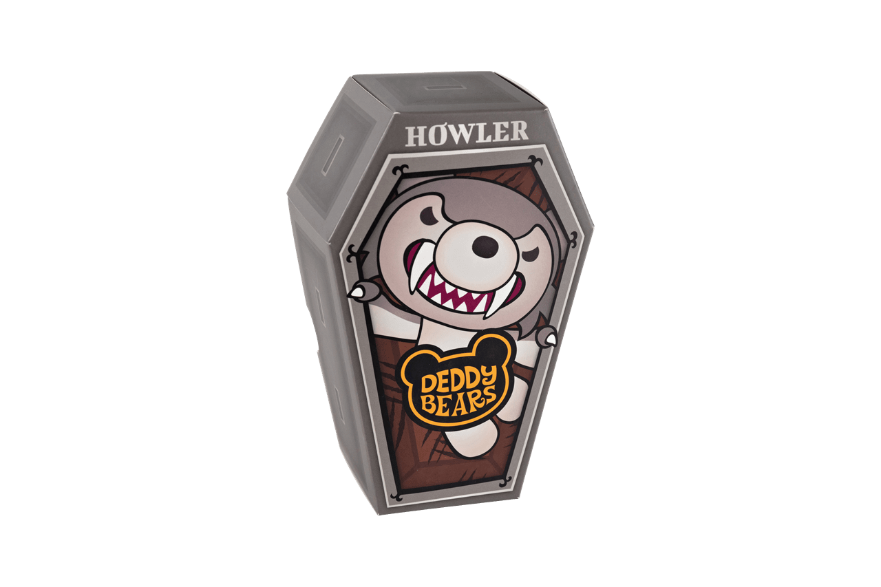 Howler Deddy Bear Plush in Coffin 14cm