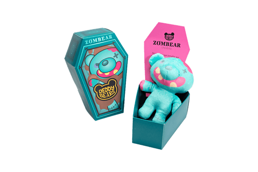 Zombear Deddy Bear Plush in Coffin 14cm