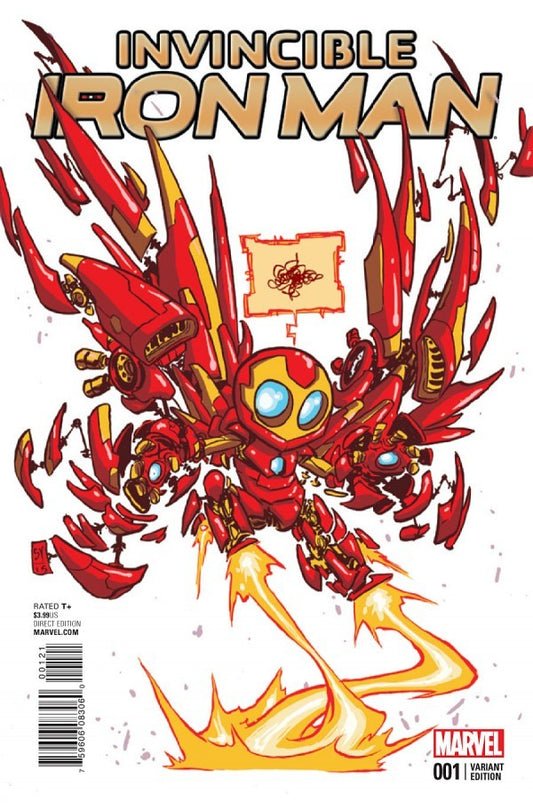 INVINCIBLE IRON MAN #1 (2015) SKOTTIE YOUNG VAR