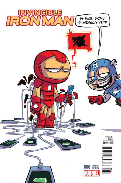 INVINCIBLE IRON MAN #6 (2016) SKOTTIE YOUNG VAR