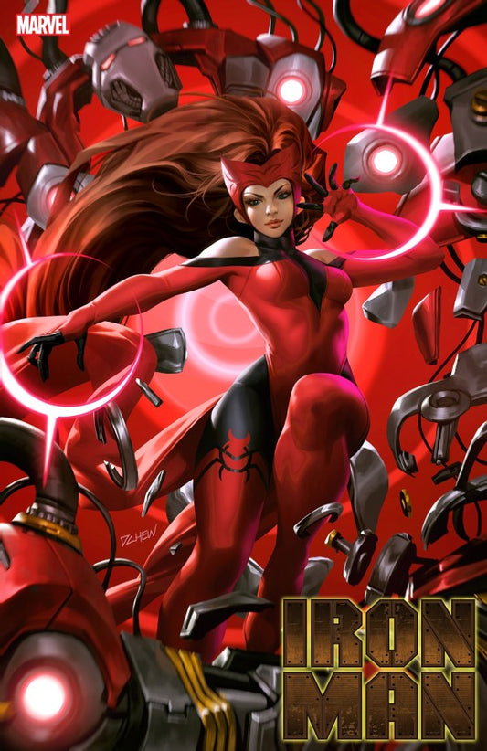IRON MAN #4 DERRICK CHEW SCARLET WITCH VAR