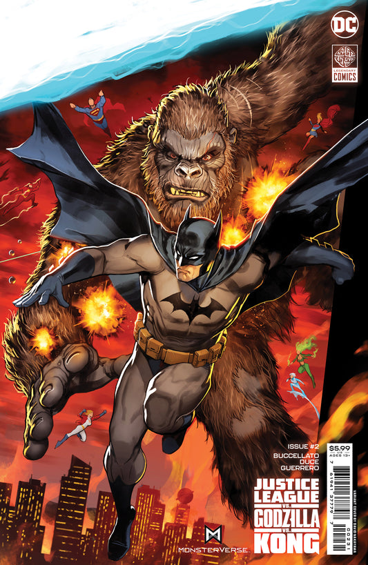 JUSTICE LEAGUE VS GODZILLA VS KONG #2 (OF 7) CVR C DAVID NAKAYAMA CONNECTING CARD STOCK VAR - PREORDER 21/11/23