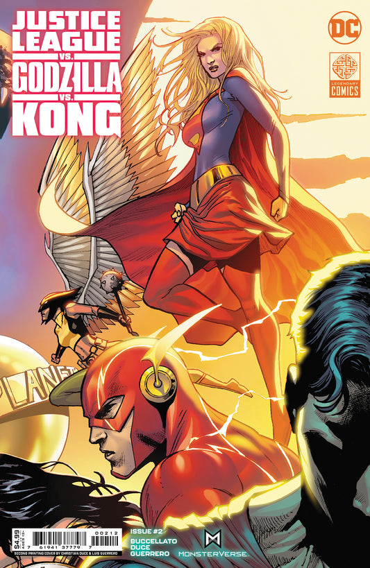 JUSTICE LEAGUE VS GODZILLA VS KONG #2 CHRISTIAN DUCE CONNECTING VAR - FINAL PRINTING - PREORDER 2/4/24