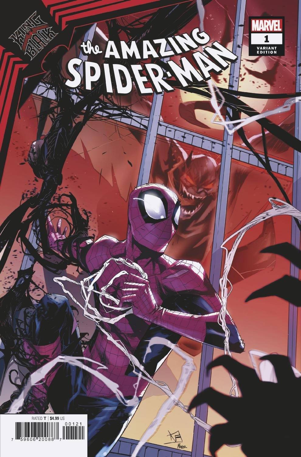 KING IN BLACK AMAZING SPIDER-MAN #1 FREDERICO VINCENTINI VAR