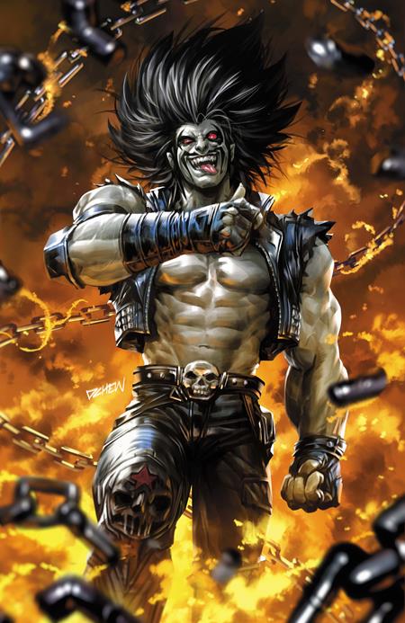 LOBO #8 CVR B DERRICK CHEW CARD STOCK VAR - PREORDER (FOC 28/9/26) DUE IN STORE 21/10/26 - NOT FINAL COVER