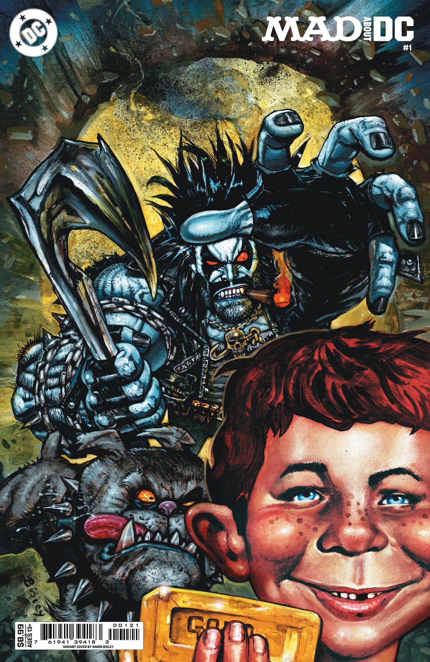 MAD ABOUT DC #1 (ONE SHOT) CVR B SIMON BISLEY CARD STOCK VAR - DUE IN STORE 1/4/26