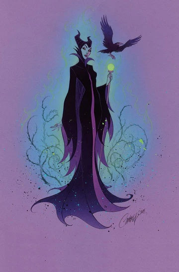 DISNEY VILLAINS MALEFICENT #1 CVR ZH J SCOTT CAMPBELL VIRGIN VAR