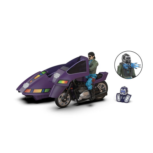 MASK STEALTH SUBMARINE CYCLE VEHICLE W/ SLY WRECKER RAX FIGURE TOY SET - PREORDER
