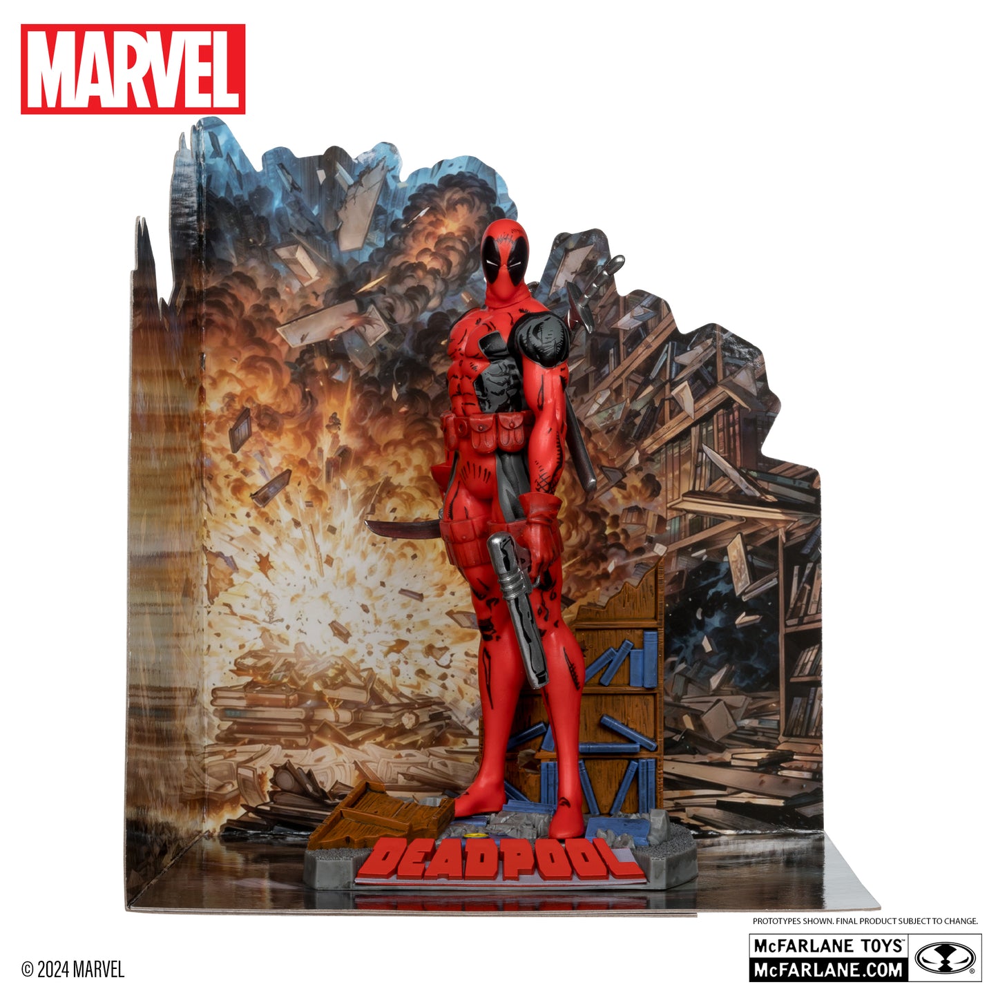 DEADPOOL 1:10TH SCALE POSED FIGURE WITH SCENE (THE NEW MUTANTS #98) - PREORDER