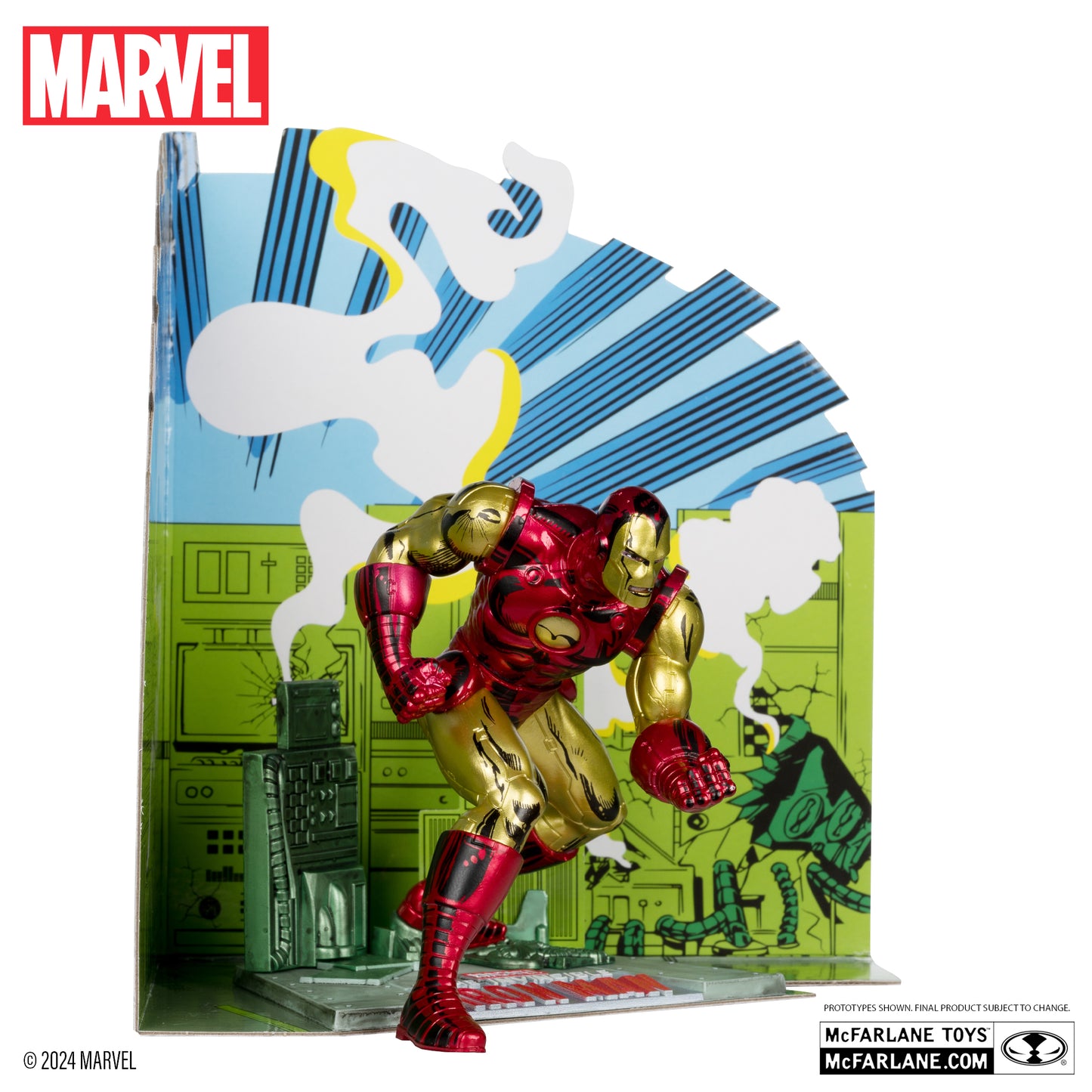 IRON MAN 1:10TH SCALE POSED FIGURE WITH SCENE (THE INVINCIBLE IRON MAN #126) - PREORDER