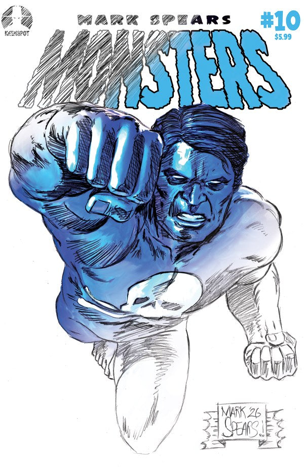Mark Spears Monsters #10 Cover C Mark Spears Midknight Man Concept Var - DUE IN STORE 27/5/26