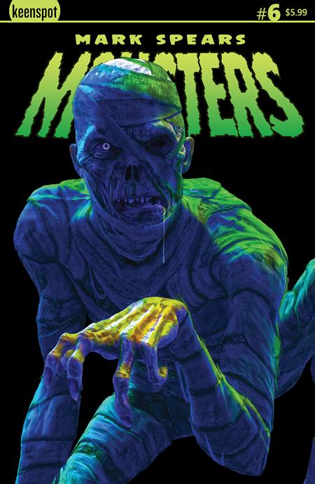 MARK SPEARS MONSTERS #6 CVR B MARK SPEARS THE CURSED MUMMY VAR - PRE-ORDER ETA  21/5/25