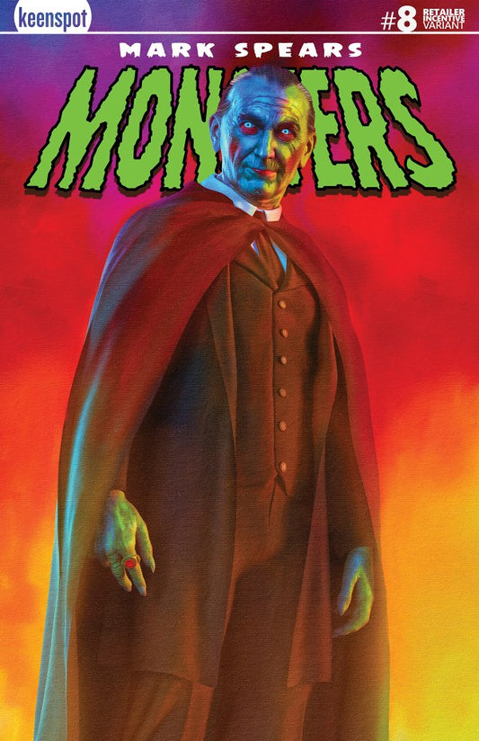 Mark Spears Monsters #8 Cover B 1:250 Mark Spears Foil Variant - DUE 17/12/25