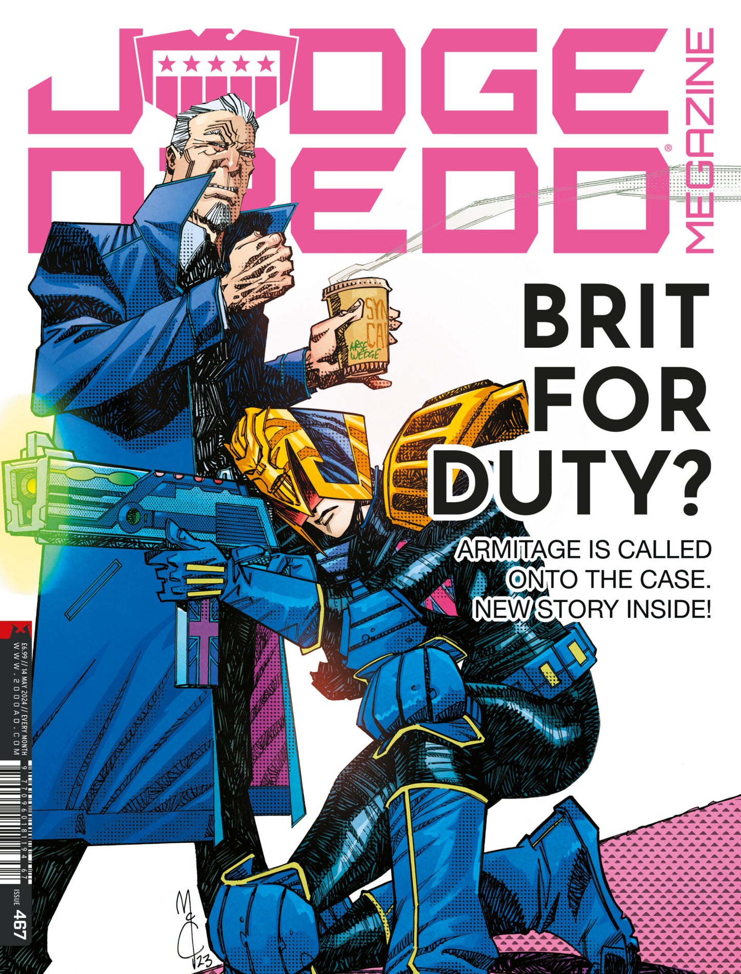 JUDGE DREDD MEGAZINE #467