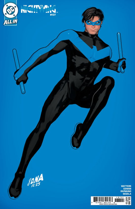 Nightwing #137 Cover B David Nakayama Card Stock Variant - PREORDER (FOC 23/5/26) DUE IN STORE 15/4/26