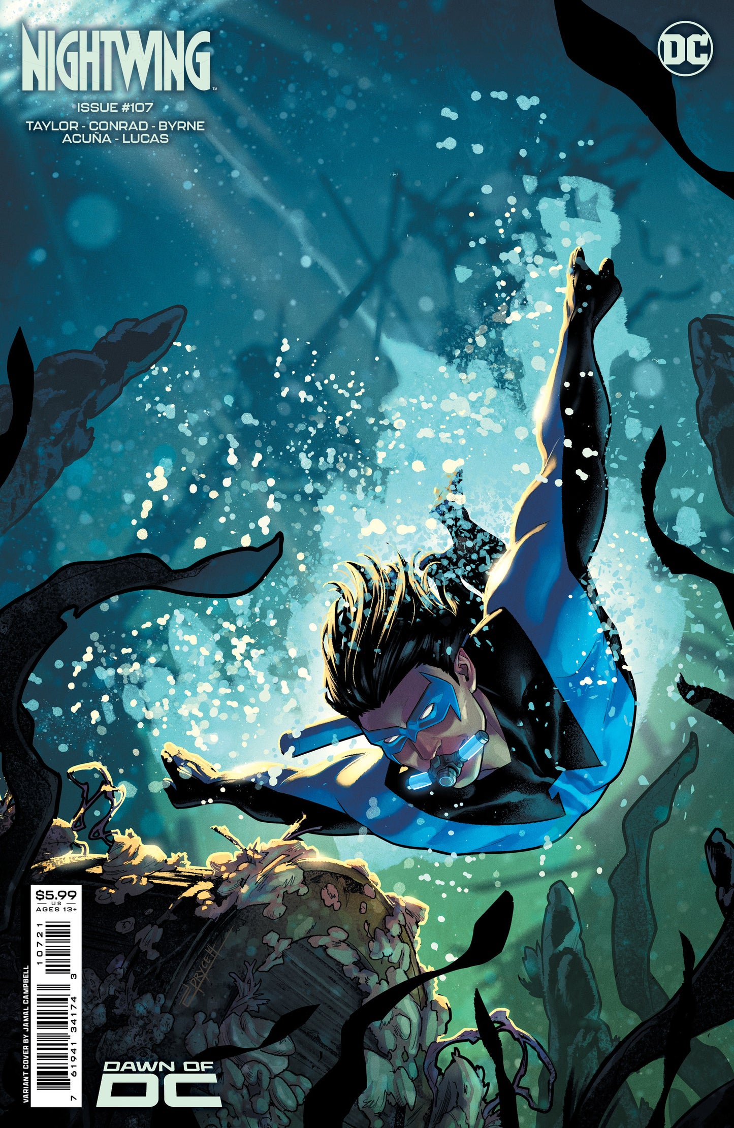 NIGHTWING #107 CVR B JAMAL CAMPBELL CARD STOCK VAR - PREORDER (17/10/23)