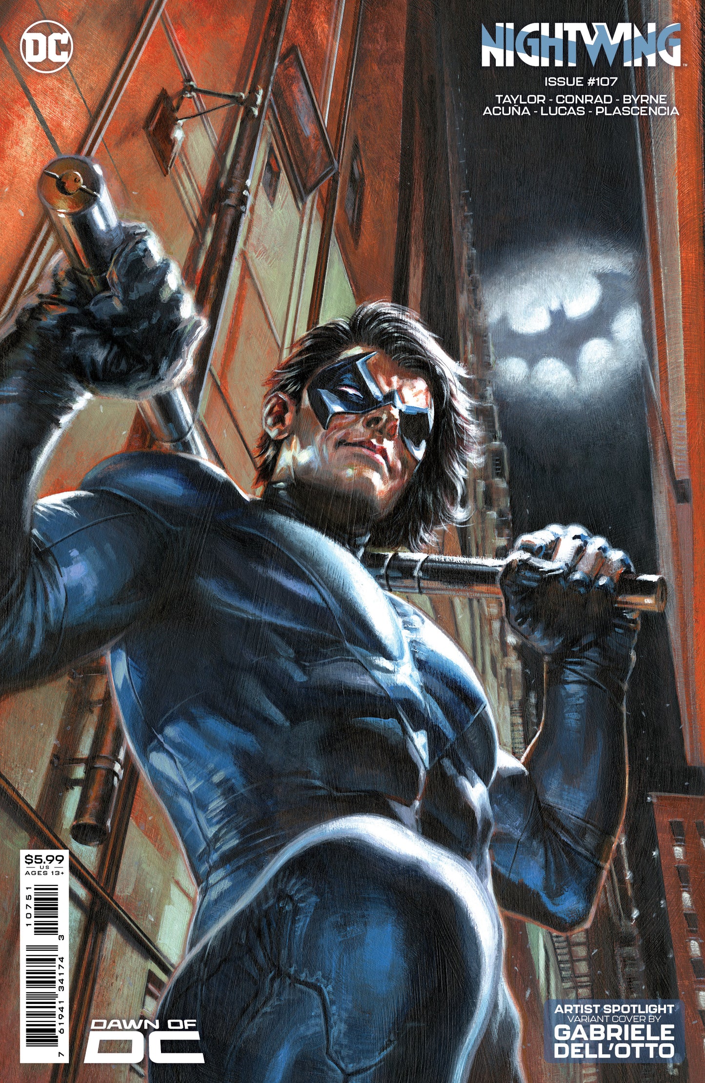 NIGHTWING #107 CVR D GABRIELE DELL OTTO ARTIST SPOTLIGHT CARD STOCK VAR - PREORDER (17/10/23)