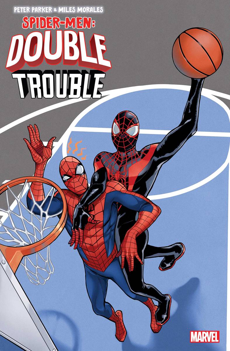 PETER PARKER & MILES MORALES SPIDER-MEN DOUBLE TROUBLE #1 (OF 4) JONES VAR