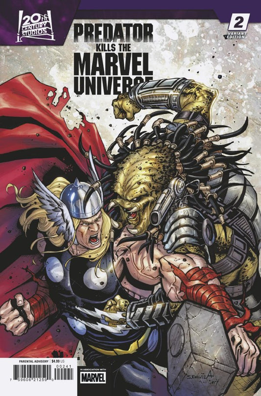 Predator Kills the Marvel Universe #2 Sergio Fernández Dávila Variant
