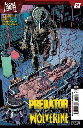 PREORDER 13/12/23 PREDATOR VS WOLVERINE #2 2ND PTG HAYDEN SHERMAN VAR