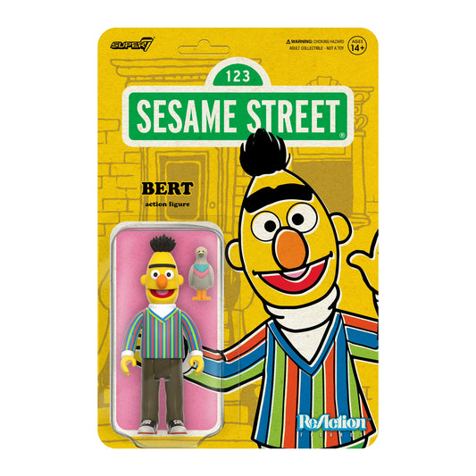 SESAME STREET SERIES 1 REACTION FIGURE BERT