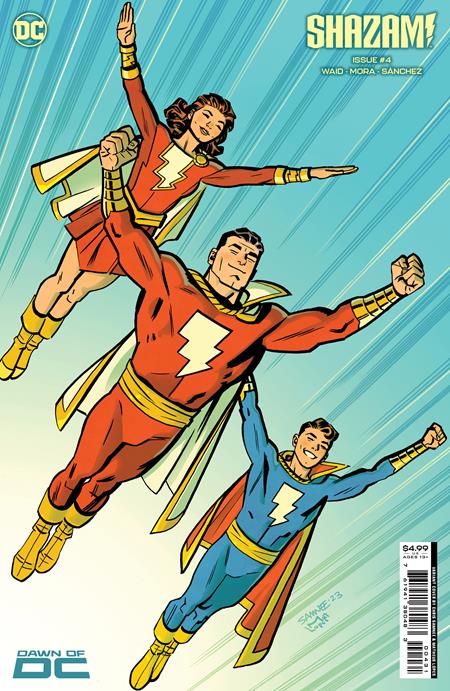 SHAZAM #4 CVR C CHRIS SAMNEE CARD STOCK VAR