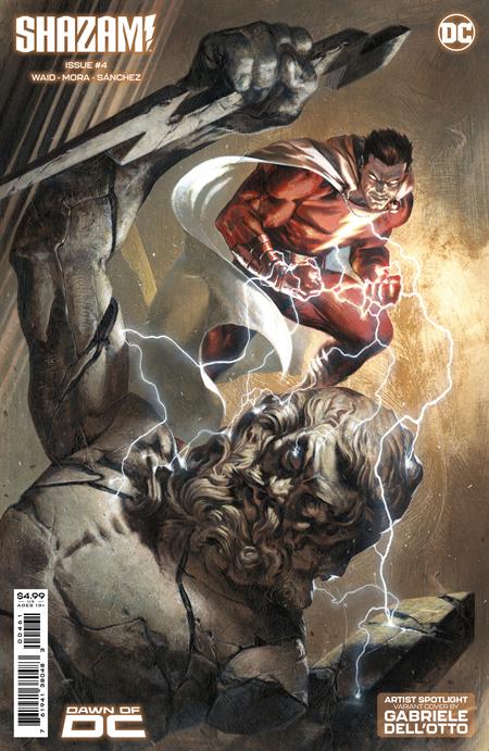 SHAZAM #4 CVR D GABRIELE DELL OTTO ARTIST SPOTLIGHT CARD STOCK VAR