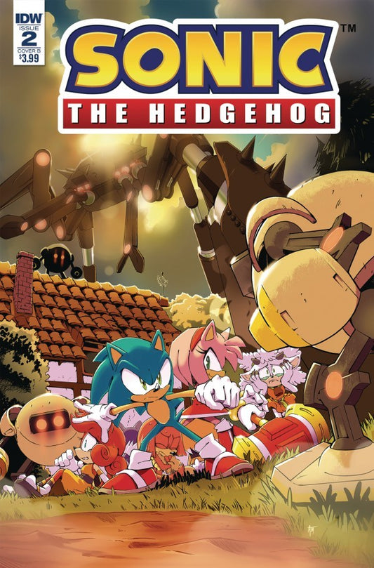 Sonic the Hedgehog #2 Cover B Adam Bryce Thomas Variant