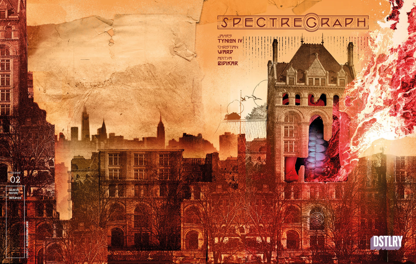 SPECTREGRAPH #1 (OF 4) CVR C INC 1:10 ALEX ECKMAN LAWN VAR (MR) - PRESALE DUE 26/6/24