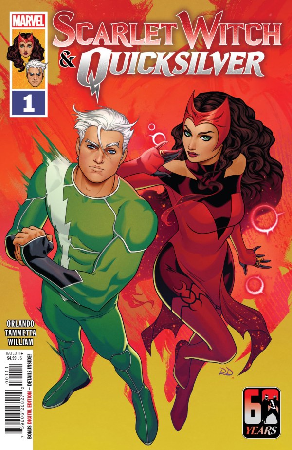 SCARLET WITCH & QUICKSILVER #1 (OF 4) CVR A RUSSELL DAUTERMAN