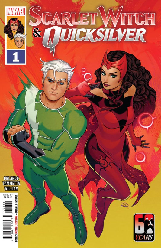 SCARLET WITCH & QUICKSILVER #1 (OF 4) CVR A RUSSELL DAUTERMAN