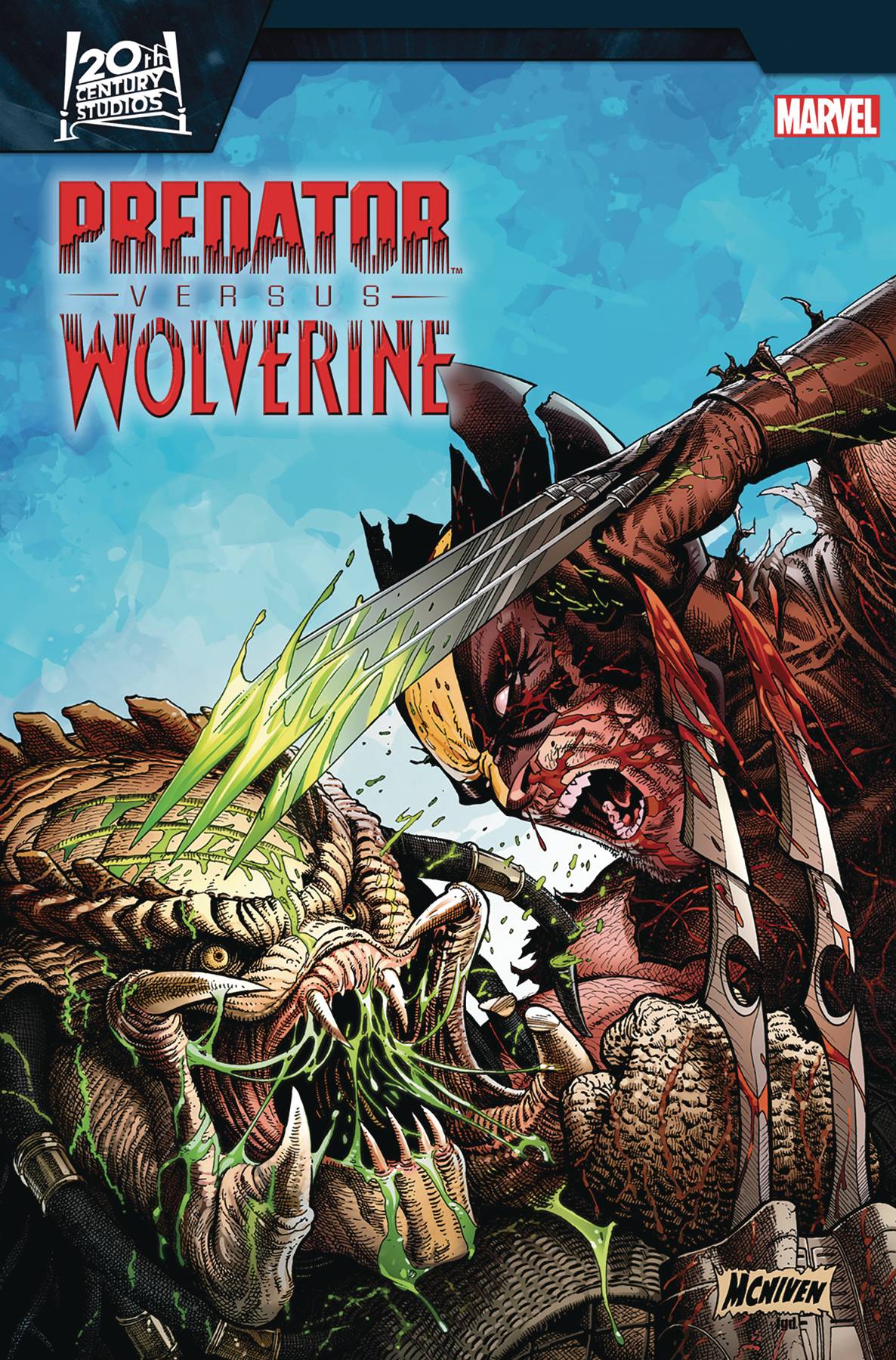 PREDATOR VS WOLVERINE #1 STEVE MCNIVEN VAR