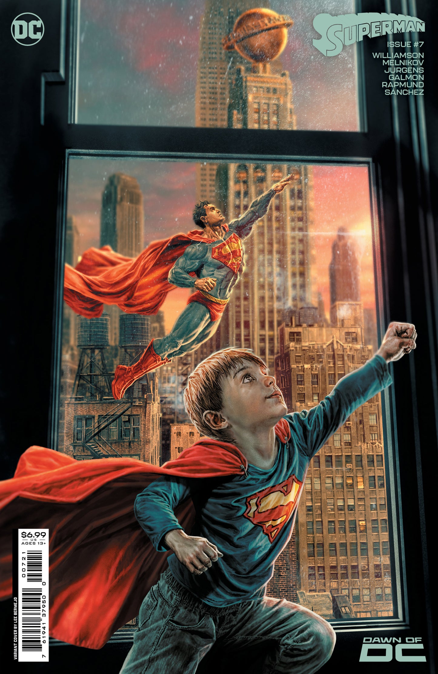 SUPERMAN #7 CVR B LEE BERMEJO CARD STOCK VAR (#850) - PREORDER (17/10/23)