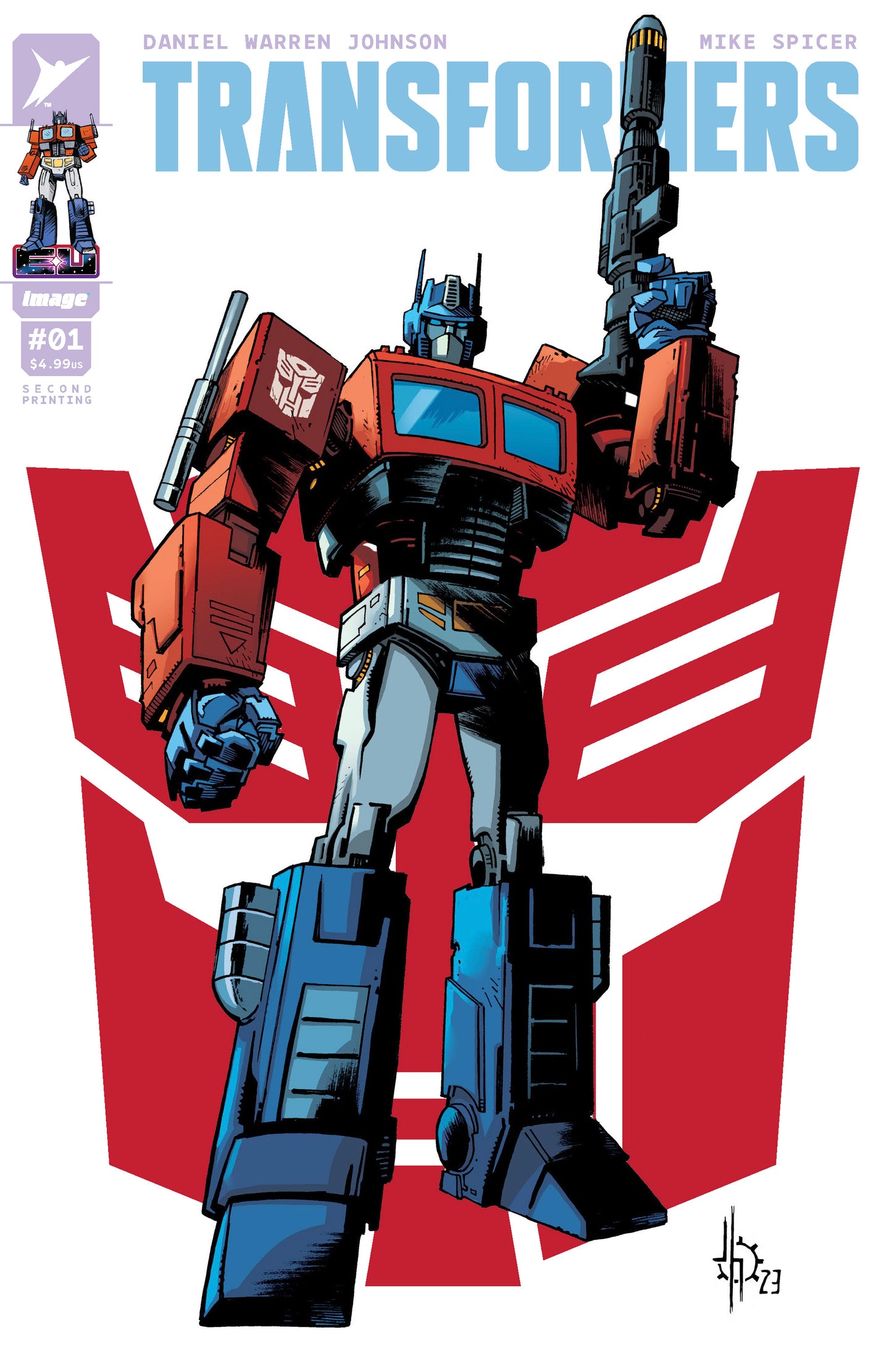 TRANSFORMERS #1 CVR A JASON HOWARD Second Printing