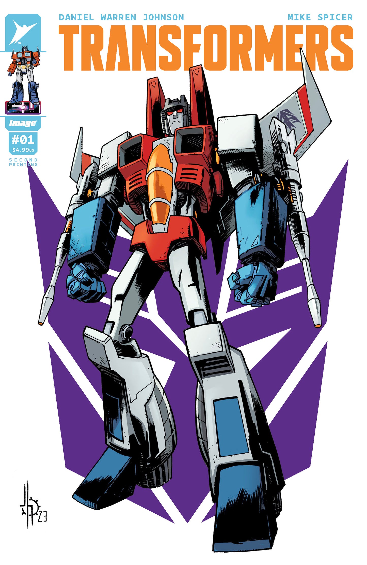 TRANSFORMERS #1 CVR B JASON HOWARD Second Printing