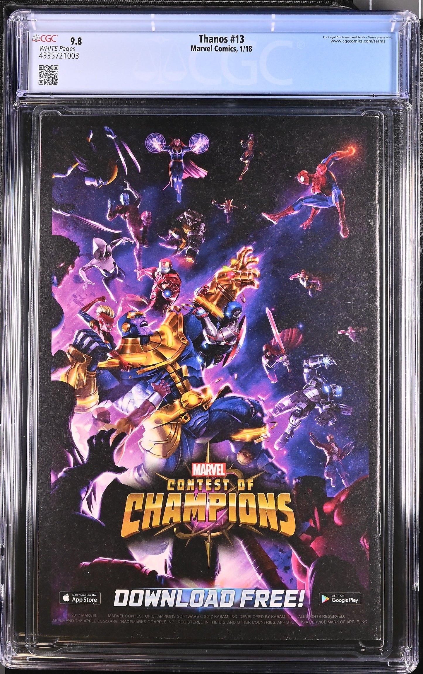 THANOS #13 CGC 9.8