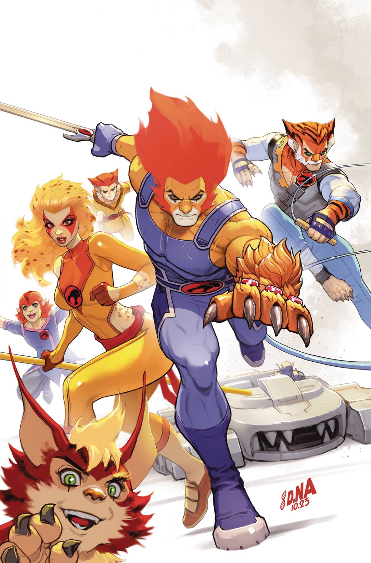 PREORDER 7/2/24 THUNDERCATS #1 CVR K DAVID NAKAYAMA VIRGIN FOIL VAR