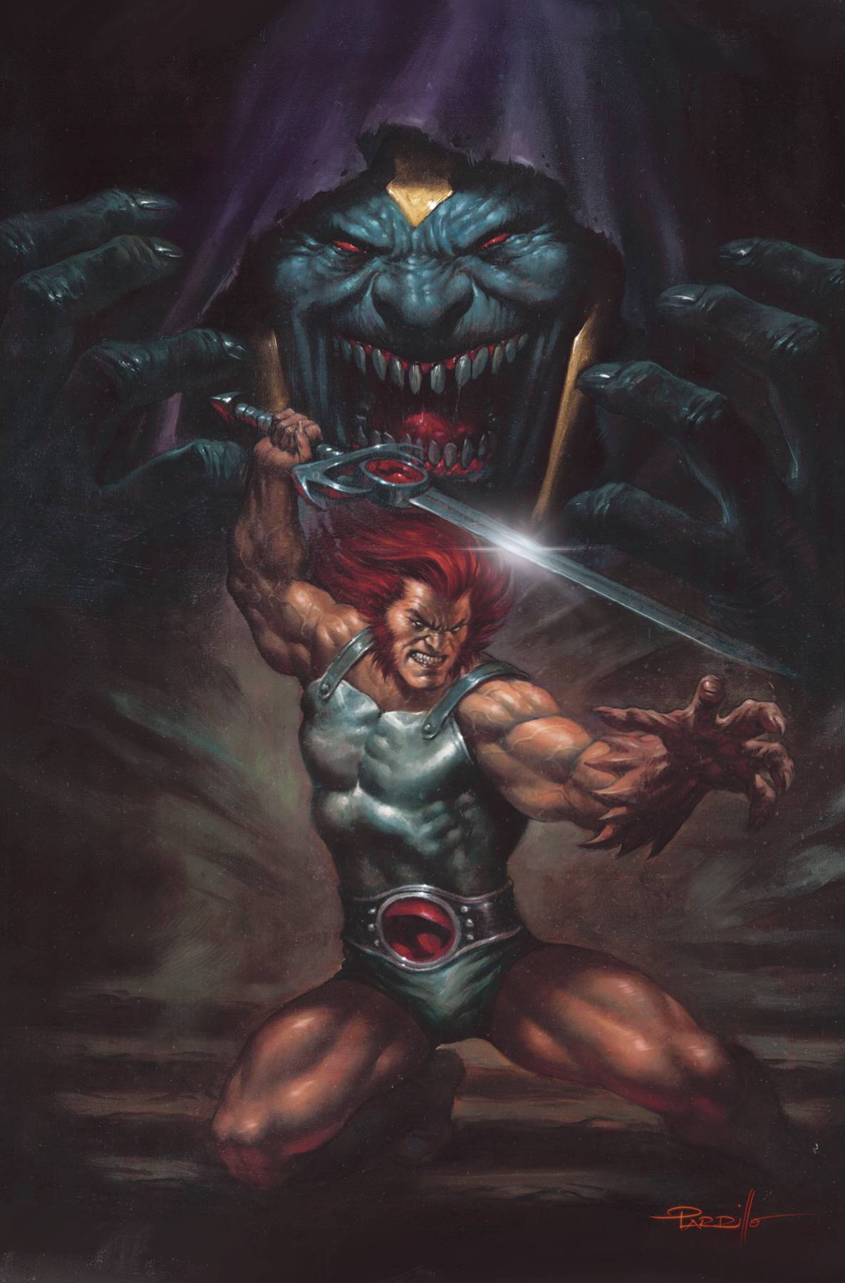 PREORDER 7/2/24 THUNDERCATS #1 CVR L LUCIO PARRILLO VIRGIN FOIL VAR