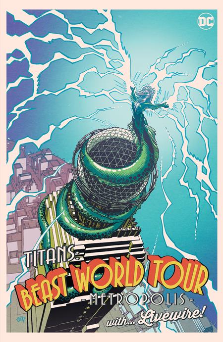 TITANS BEAST WORLD TOUR METROPOLIS #1 (ONE SHOT) CVR C CULLY HAMNER STOCK VAR