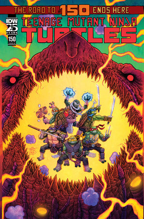 TEENAGE MUTANT NINJA TURTLES #150 CVR E CASPAR WIJNGAARD 10 COPY INC VAR - PREORDER 24/4/24