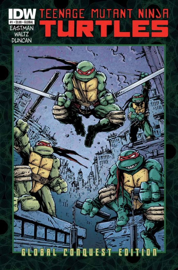 TEENAGE MUTANT NINJA TURTLES #1 GLOBAL CONQUEST EDITION - NM+