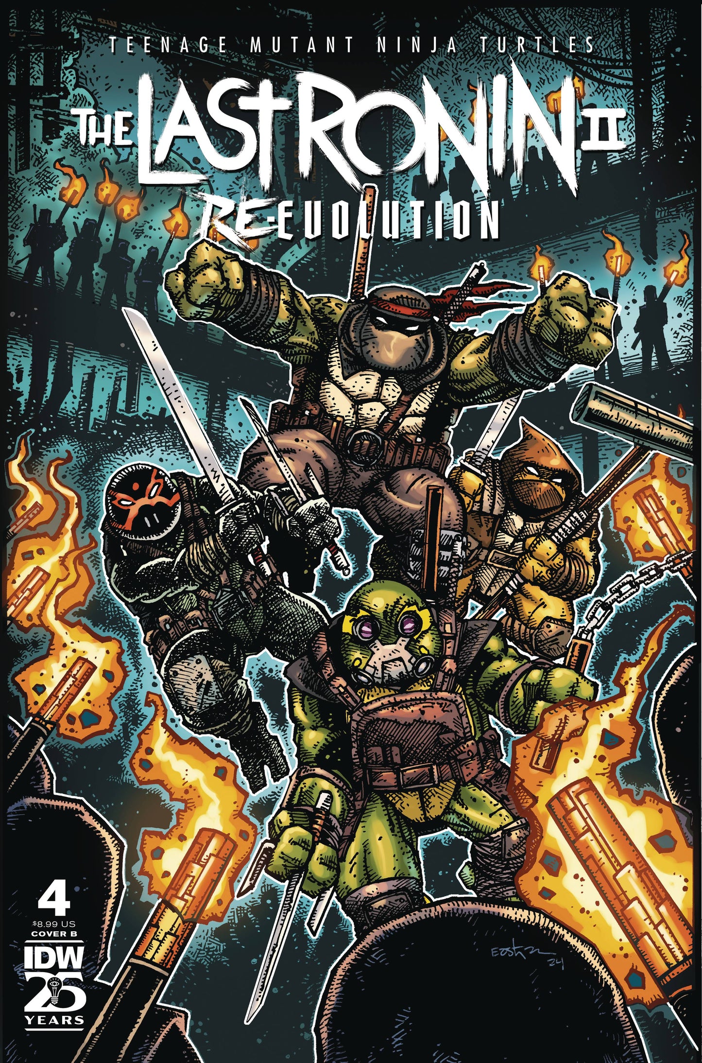 TEENAGE MUTANT NINJA TURTLES THE LAST RONIN II RE EVOLUTION #4 CVR B EASTMAN - PREORDER