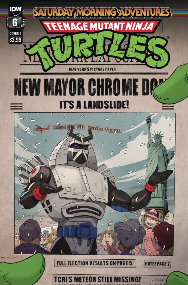 Teenage Mutant Ninja Turtles: Saturday Morning Adventures #6 Cover B Dan Schoening Variant