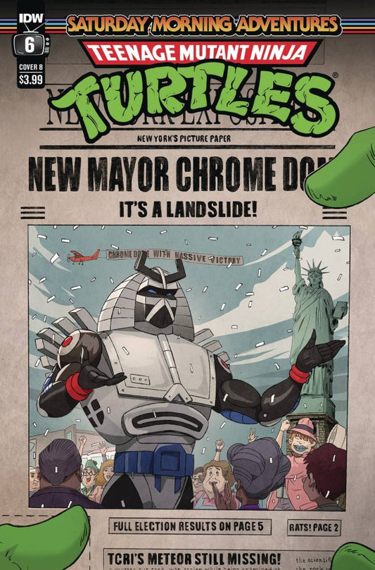 Teenage Mutant Ninja Turtles: Saturday Morning Adventures #6 Cover B Dan Schoening Variant