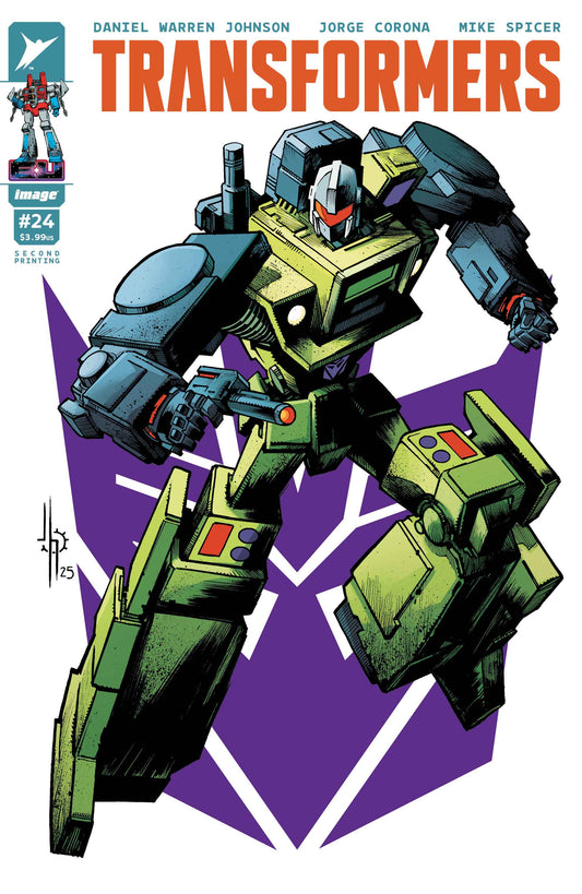 Transformers #24 2nd Printing Jason Howard Decepticon - DUE 29/10/25