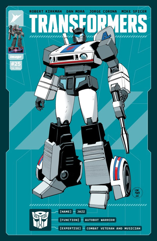 Transformers #25 Cover E 1:50 Dan Mora Variant - PRE-ORDER ETA 8/10/25