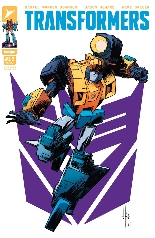 TRANSFORMERS #13 2ND PTG CVR A JASON HOWARD DECEPTICON VAR - PREORDER