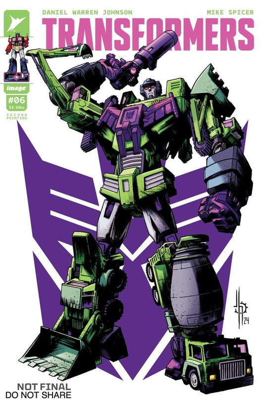 TRANSFORMERS #6 CVR B JASON HOWARD SECOND PRINTING VARIANT