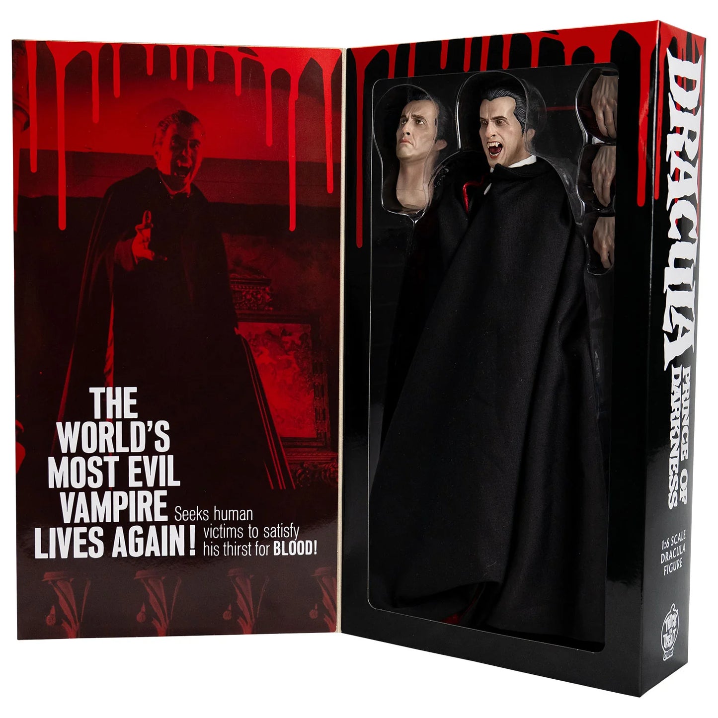 HAMMER HORROR - DRACULA PRINCE OF DARKNESS - DRACULA 1:6 SCALE FIGURE